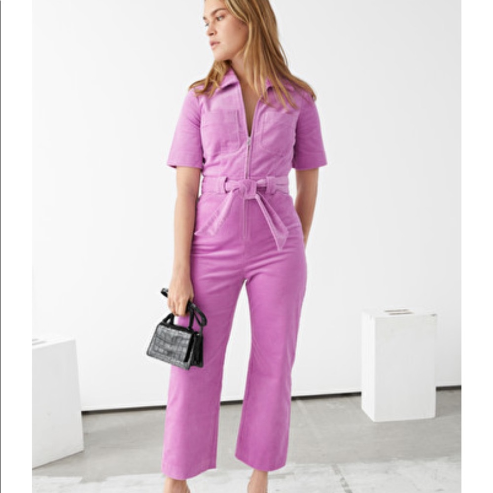 & Other Stories lavender jumpsuit WORN ONCE